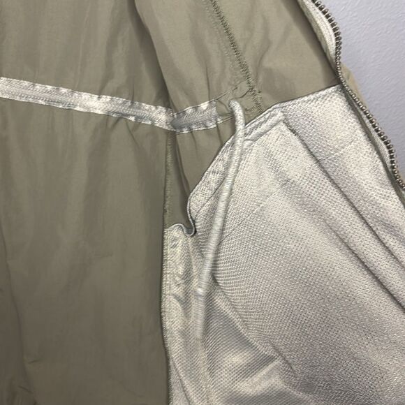 Eddie Bauer Green Hooded Lightweight Mid Length  Rain Jacket Size XL - Picture 12 of 15